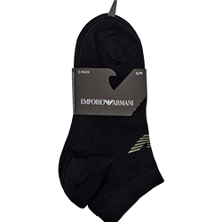Pack 3 calcetines Emporio Armani EM000550 AF12271 M0066 black/black/black - Imagen 2
