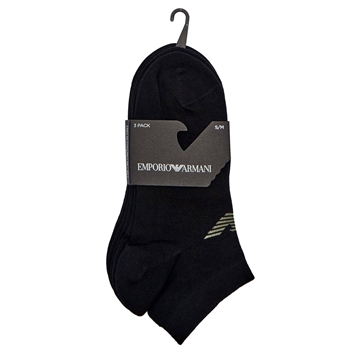 Pack 3 calcetines Emporio Armani EM000550 AF12271 M0066 black/black/black - Imagen 2