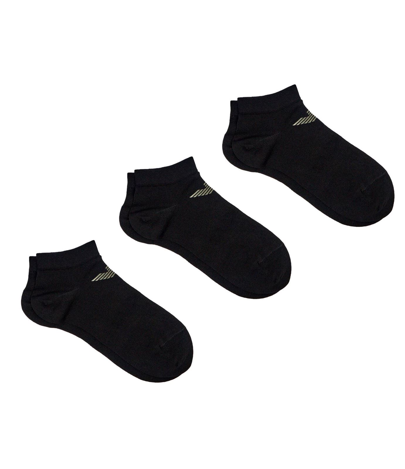 Pack 3 calcetines Emporio Armani EM000550 AF12271 M0066 black/black/black - Imagen 3