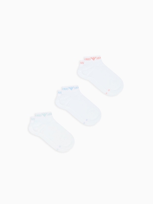 Pack 3 calcetines Emporio Armani EM000550 AF20083 M0066 white/white/white - Imagen 1