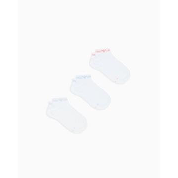 Pack 3 calcetines Emporio Armani EM000550 AF20083 M0066 white/white/white - Imagen 1