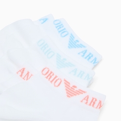 Pack 3 calcetines Emporio Armani EM000550 AF20083 M0066 white/white/white - Imagen 2