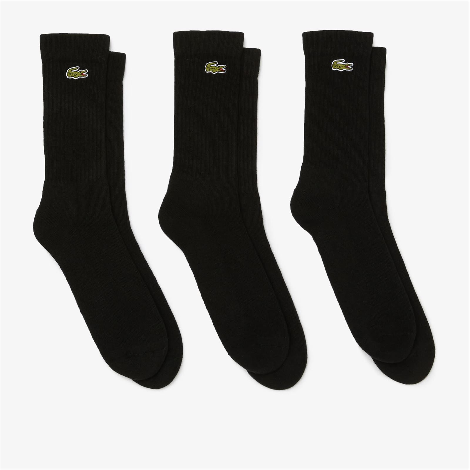 Pack 3 calcetines LACOSTE RA4182 8VM NOIR - Imagen 1