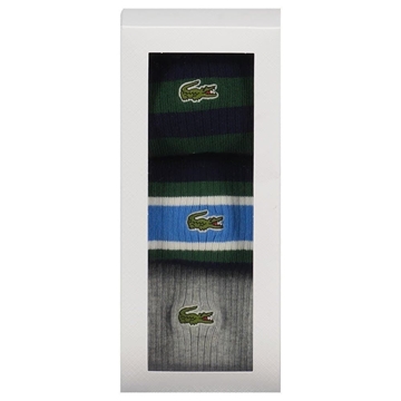 Pack 3 calcetines Lacoste RA6521 00 IWN vert/bleu marine - Imagen 2
