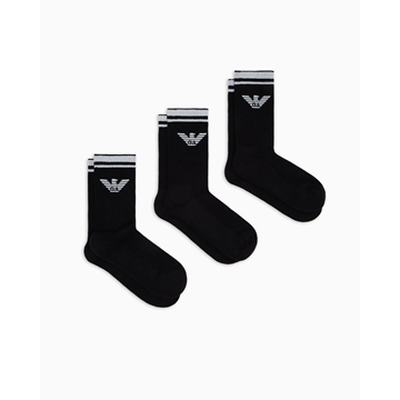 Pack 3 Calcetines Largos Emporio Armani EM000554 AF18261 MC061 - Imagen 1
