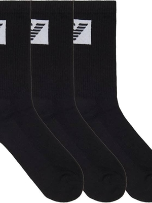 Pack 3 Calcetines Largos Emporio Armani EM000554 AF18263 MC061 - Imagen 1