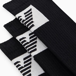 Pack 3 Calcetines Largos Emporio Armani EM000554 AF18263 MC061 - Imagen 2