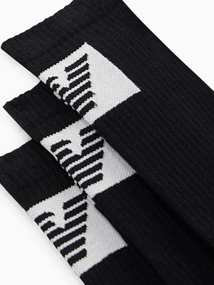 Pack 3 Calcetines Largos Emporio Armani EM000554 AF18263 MC061 - Imagen 2
