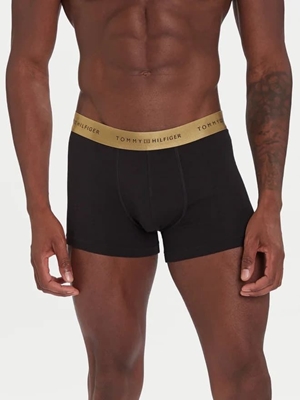Pack 3 Calzoncillo Boxer Tommy Hilfiger Gold Metallic UM0UM03411 0R2 - Imagen 2