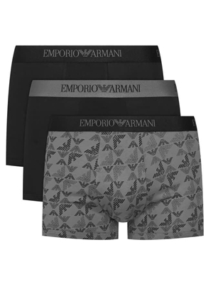 Pack 3 Calzoncillos Boxer Emporio Armani Trunk EM000260 AF10800 MC200 - Imagen 1