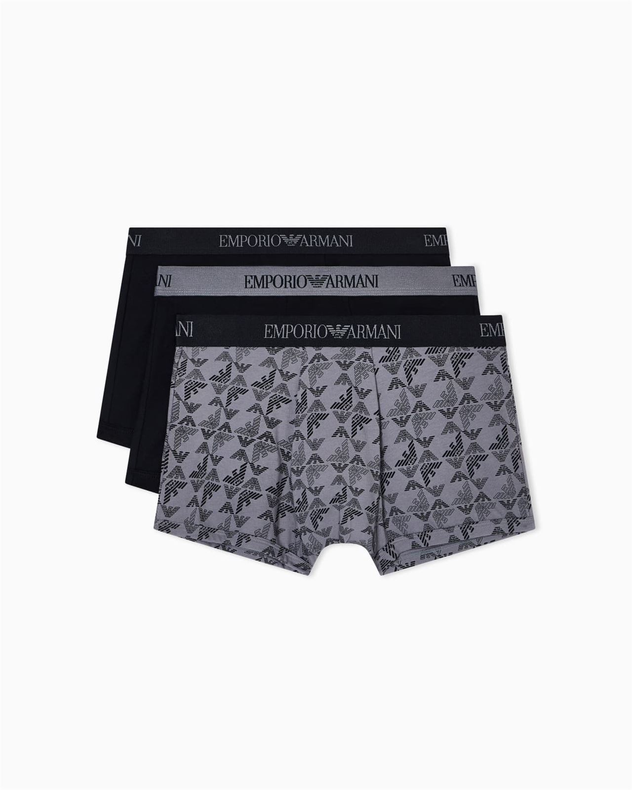 Pack 3 Calzoncillos Boxer Emporio Armani Trunk EM000260 AF10800 MC200 - Imagen 1