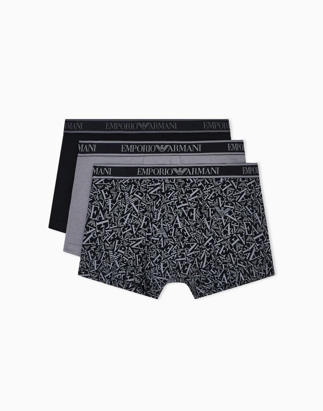 Pack 3 Calzoncillos Boxer Emporio Armani Trunk EM000260 AF10800 MC200 - Imagen 5