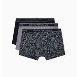 Pack 3 Calzoncillos Boxer Emporio Armani Trunk EM000370 AF10779 MC198 - Imagen 1