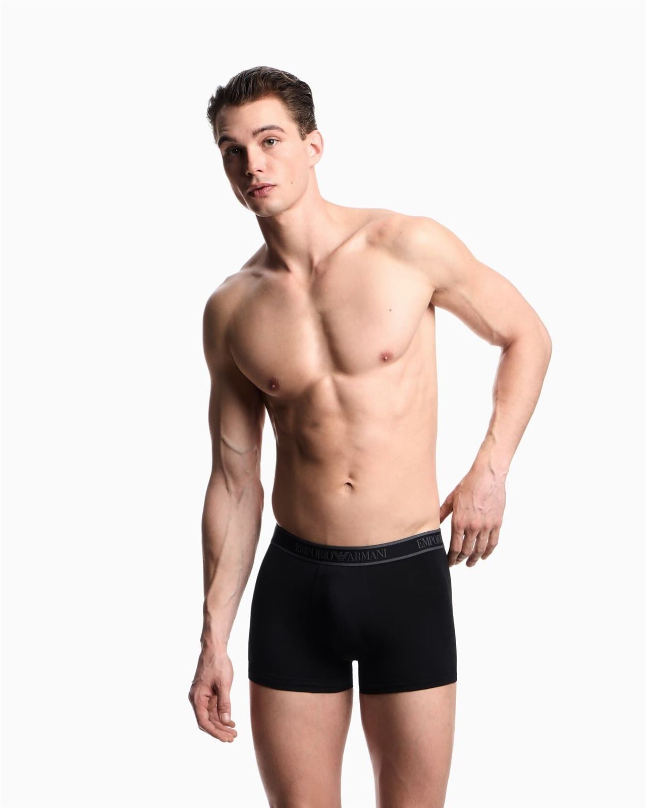 Pack 3 Calzoncillos Boxer Emporio Armani Trunk EM000370 AF10779 MC198 - Imagen 3