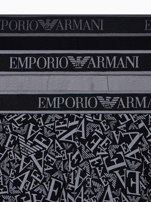 Pack 3 Calzoncillos Boxer Emporio Armani Trunk EM000370 AF10779 MC198 - Imagen 2