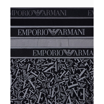 Pack 3 Calzoncillos Boxer Emporio Armani Trunk EM000370 AF10779 MC198 - Imagen 2