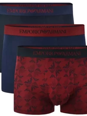 Pack 3 Calzoncillos Boxer Trunk Emporio Armani EM000260 AF10800 MB290 - Imagen 1