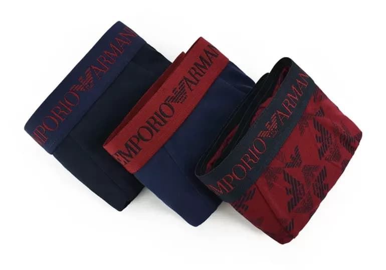 Pack 3 Calzoncillos Boxer Trunk Emporio Armani EM000260 AF10800 MB290 - Imagen 3