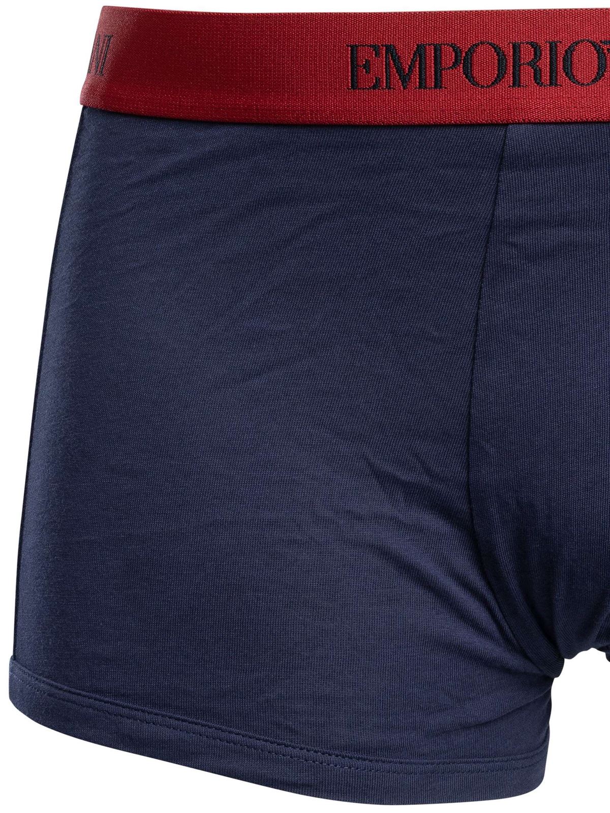 Pack 3 Calzoncillos Boxer Trunk Emporio Armani EM000260 AF10800 MB290 - Imagen 3