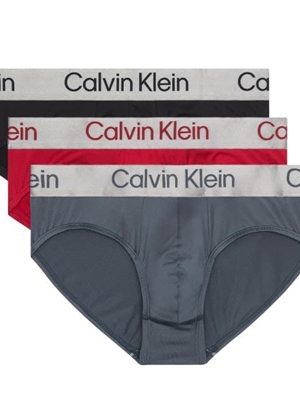 Pack 3 Calzoncillos Calvin Klein Brushed Microfiber LV00NB4122 0GU - Imagen 1