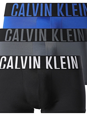 Pack 3 Calzoncillos Calvin Klein Low Rise Trunk 000NB3611A Z2Q - Imagen 1