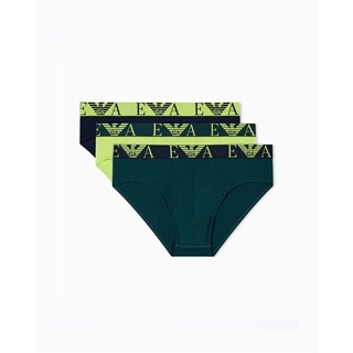 Pack 3 Calzoncillos Emporio Armani Ar.Blu/Pine/Lime EM000258 AF10778 MB255 - Imagen 1