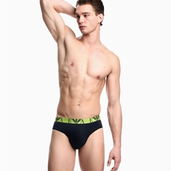 Pack 3 Calzoncillos Emporio Armani Ar.Blu/Pine/Lime EM000258 AF10778 MB255 - Imagen 2