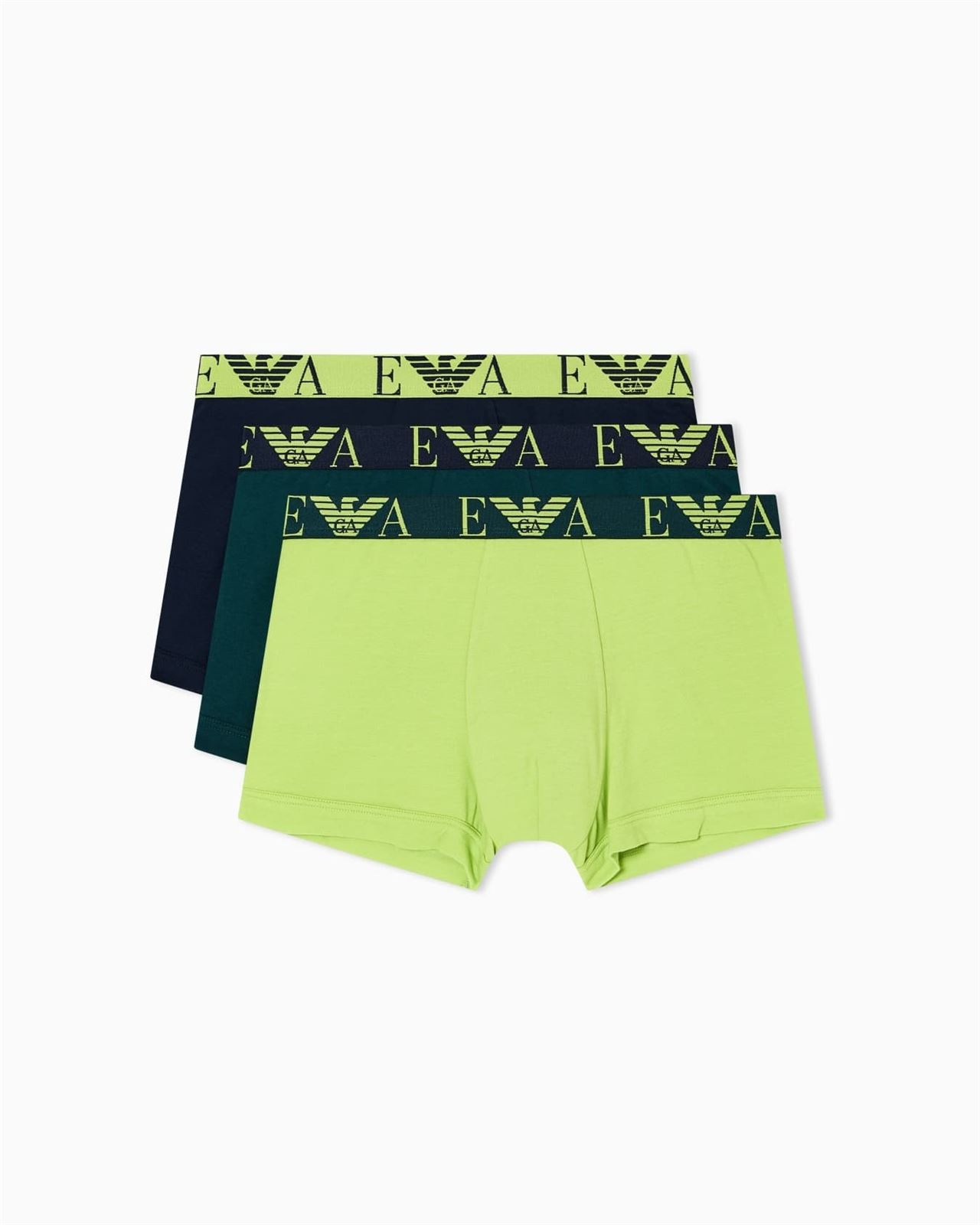 Pack 3 Calzoncillos Emporio Armani Ar.Blu/Pine/Lime EM000259 AF10778 MB255 - Imagen 1