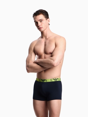 Pack 3 Calzoncillos Emporio Armani Ar.Blu/Pine/Lime EM000259 AF10778 MB255 - Imagen 2