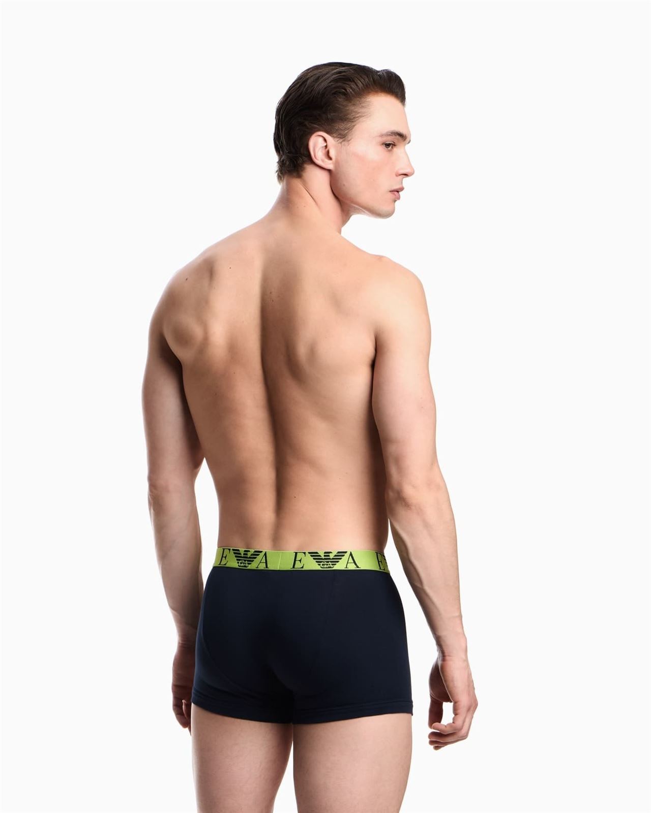 Pack 3 Calzoncillos Emporio Armani Ar.Blu/Pine/Lime EM000259 AF10778 MB255 - Imagen 3
