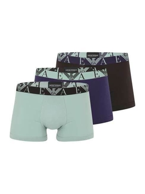 Pack 3 Calzoncillos Emporio Armani Choco/Surf/Grape EM000259 AF10778 M6129 - Imagen 1