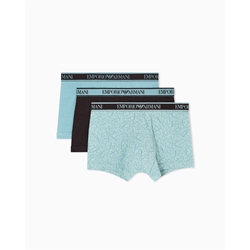 Pack 3 Calzoncillos Emporio Armani Choco/Surf-Mine/Mine EM000370 AF10779 M6130 - Imagen 1