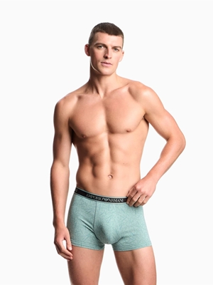 Pack 3 Calzoncillos Emporio Armani Choco/Surf-Mine/Mine EM000370 AF10779 M6130 - Imagen 2