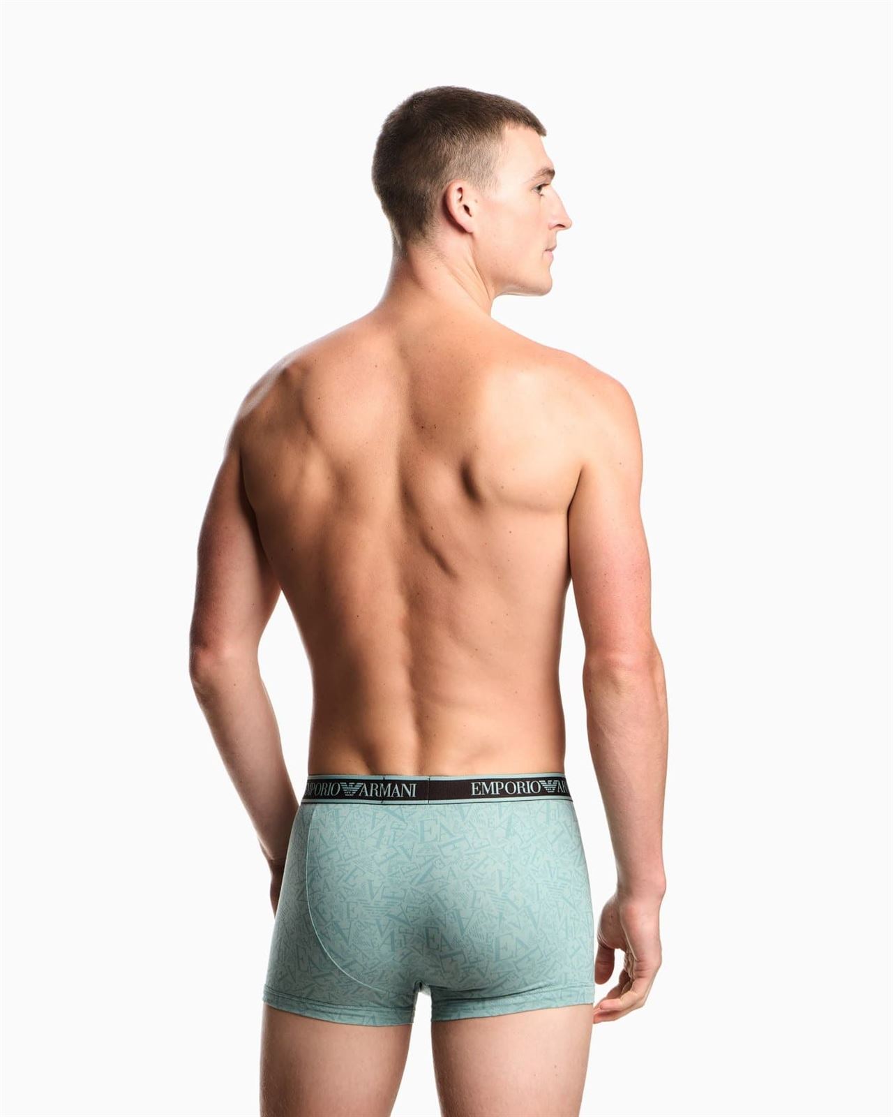 Pack 3 Calzoncillos Emporio Armani Choco/Surf-Mine/Mine EM000370 AF10779 M6130 - Imagen 3