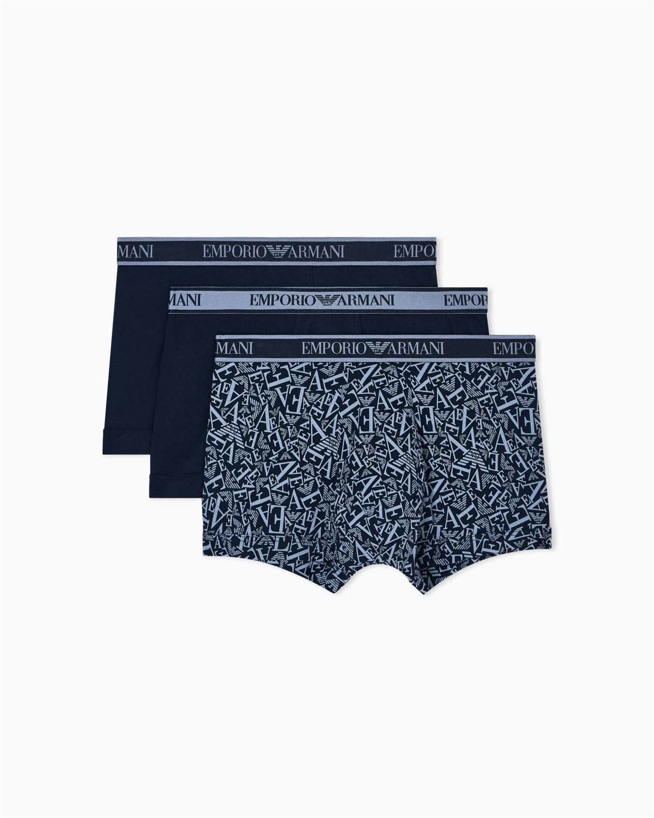 Pack 3 Calzoncillos Emporio Armani Trunk EM000370 AF10779 MB089 - Imagen 1