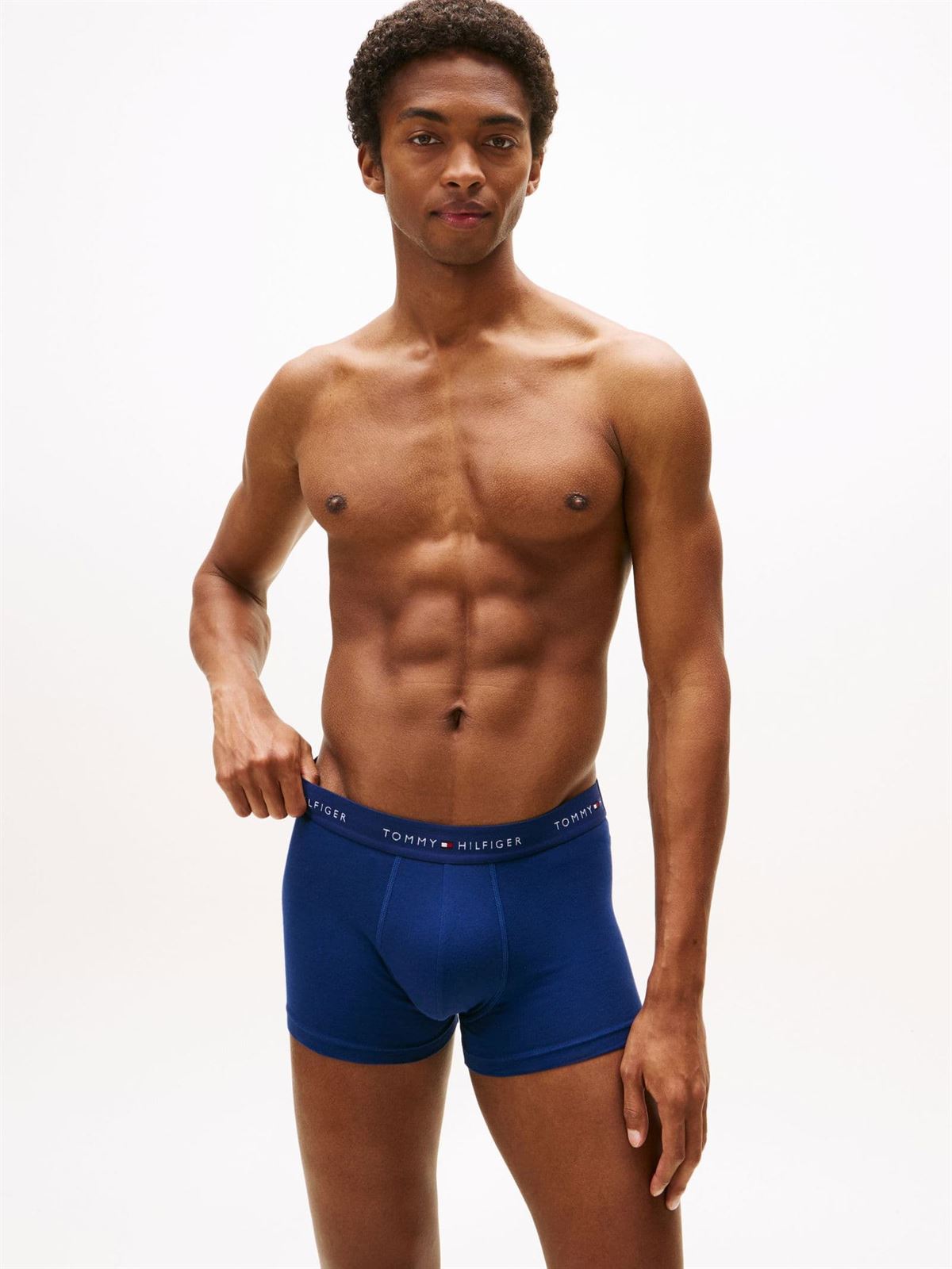 Pack 3 Calzoncillos Tommy Hilfiger Nob Blu/Prp Navy/Blk - Imagen 3