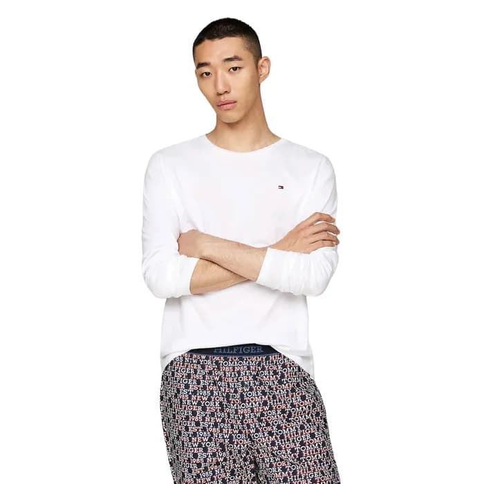 Pack 3 camiseta manga larga Tommy Hilfiger UM0UM03378 0UF greydenim/white - Imagen 3