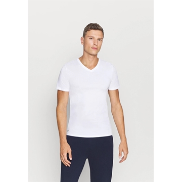 Pack 3 camisetas cuello V Lacoste TH3374 00 001 blanco - Imagen 1
