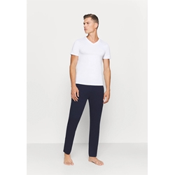 Pack 3 camisetas cuello V Lacoste TH3374 00 001 blanco - Imagen 2