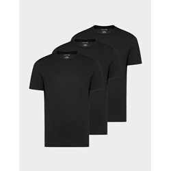 Pack 3 camisetas Lacoste TH3451-00 031 underwear negro - Imagen 1