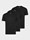 Pack 3 camisetas Lacoste TH3451-00 031 underwear negro - Imagen 1