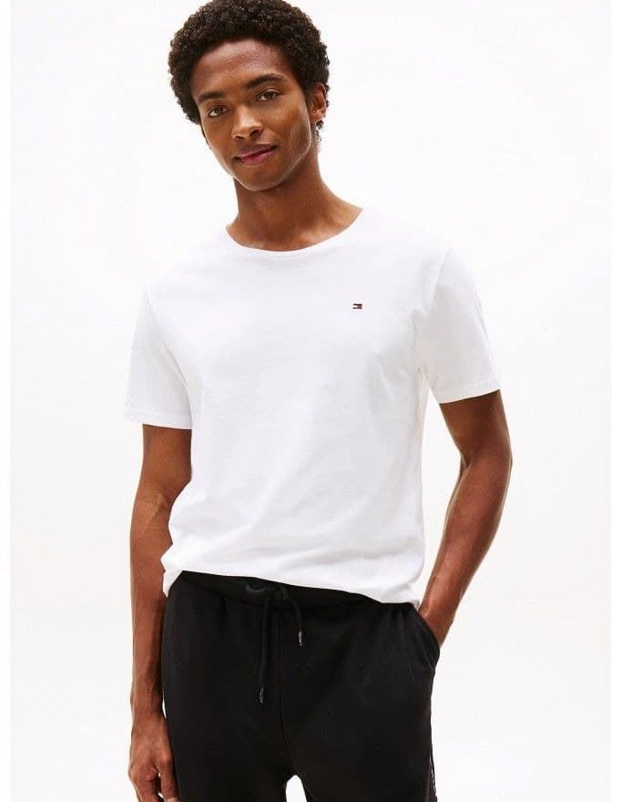 Pack 3 camisetas TOMMY HILFIGER UM0UM03379 05F white/Black/Grey Heather - Imagen 4