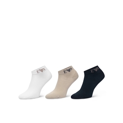 Pack 3 Pares Calcetines Emporio Armani Arm.Blu/Clay/White EM000550 AF26377 MB693 - Imagen 1