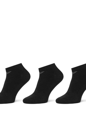 Pack 3 Pares Calcetines Emporio Armani Black EM000550 AF144446 MC061 - Imagen 1