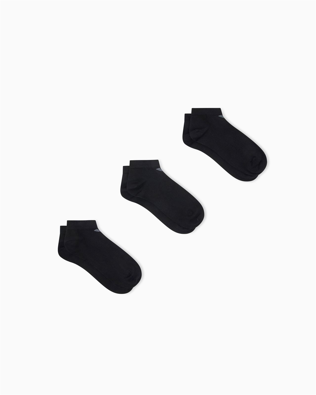 Pack 3 Pares Calcetines Emporio Armani Black EM000550 AF14446 MC061 - Imagen 1