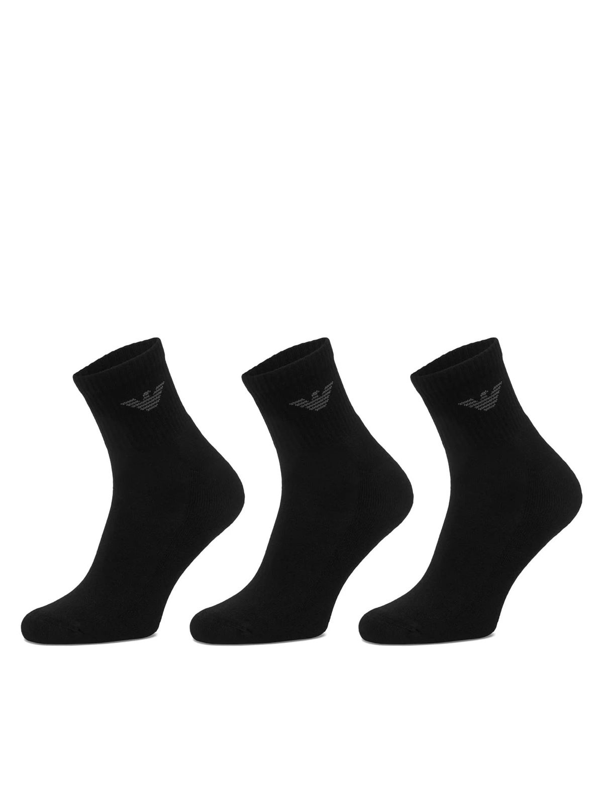 Pack 3 Pares Calcetines Emporio Armani Black EM000551 AF14499 MC061 - Imagen 1