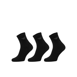 Pack 3 Pares Calcetines Emporio Armani Black EM000551 AF14499 MC061 - Imagen 1