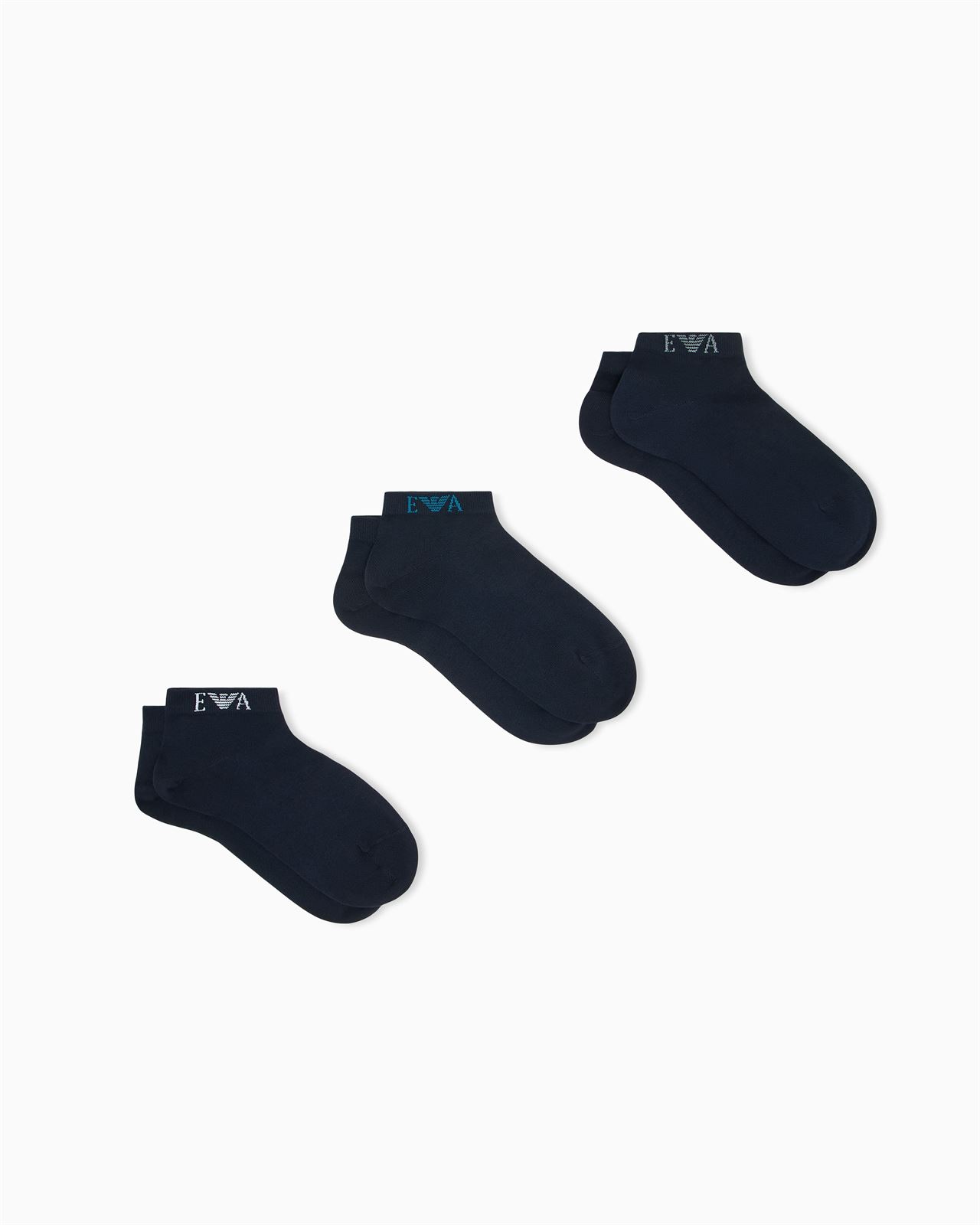 Pack 3 Pares Calcetines Emporio Armani Blue EM000550 AF26377 MB153 - Imagen 1