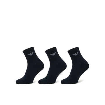Pack 3 Pares Calcetines Emporio Armani Blue EM000551 AF14499 MB082 - Imagen 1