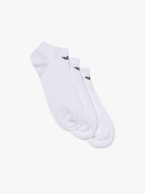 Pack 3 Pares Calcetines Emporio Armani White EM000550 AF14446 M0066 - Imagen 1